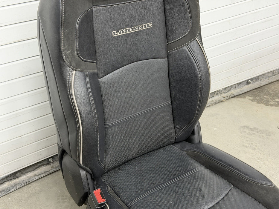 2019-2024 RAM 2500 3500 LARAMIE BLACK LEATHER HEATED COOLED DRIVER SEAT OEM