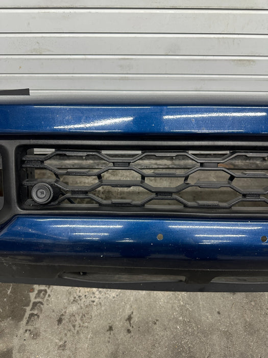 2021 RAM 2500 LARAMIE FRONT BUMPER W HARNESS BLUE PEARL (PPX) OEM *READ*