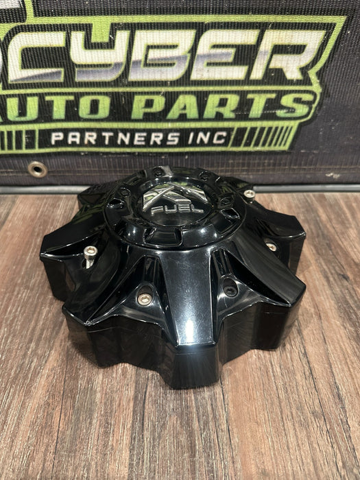 2005-2025 FORD F250 FUEL WHEEL HUB GLOSS BLACK CENTER CAP (1) OEM