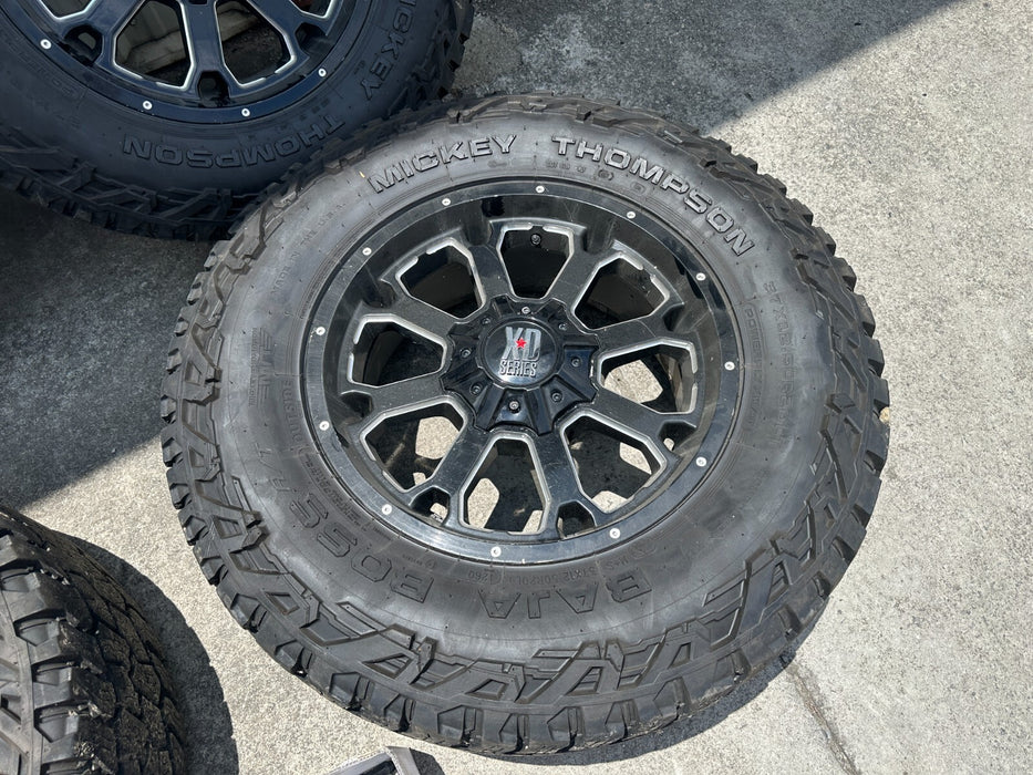 20X9 GMC 2500 CHEVY 2500 8 LUG PATTERN 8X180 XD SERIES WHEELS RIMS TIRES (4)