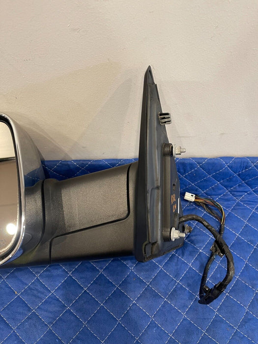 2012 DODGE RAM 3500 MEGA CAB FRONT DRIVER LEFT SIDE MIRROR W/ CHROME CAP OEM