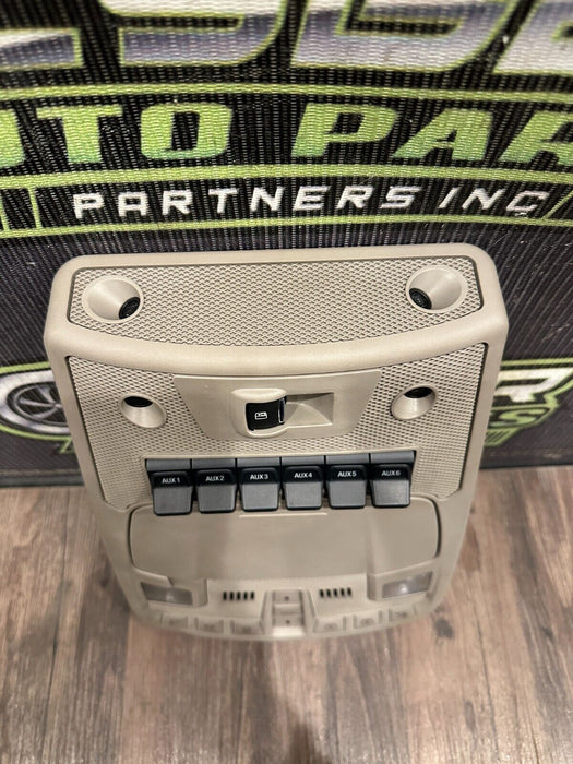 2017-2019 FORD F250 F350 F450 LIMITED OVERHEAD UPFITTER CONSOLE OEM *READ/CRACK*