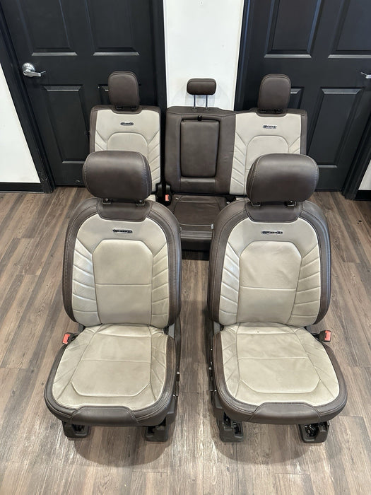 2017 FORD F250 F350 F450 LIMITED SEATS FRONT REAR HEATED COOLED OEM 2017-2019