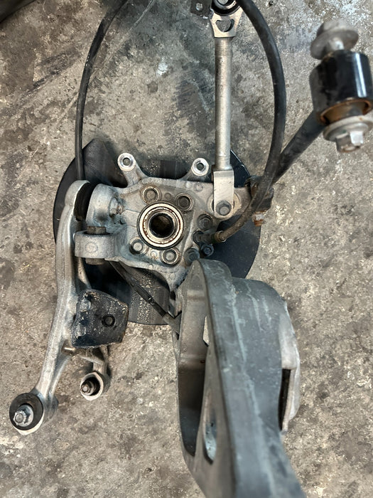 2010 NISSAN 370Z CONVERTIBLE REAR LEFT SUSPENSION KNUCKLE CONTROL ARM OEM