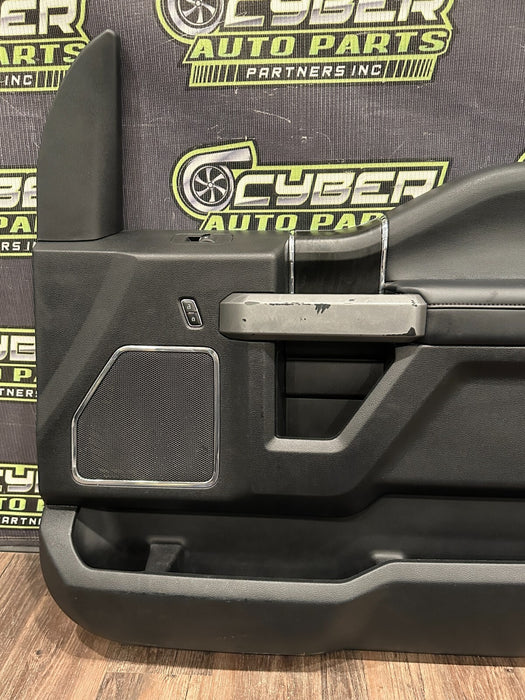 2017-2019 FORD 350 F450 PLATINUM FRONT PASSENGER RIGHT DOOR PANEL OEM *WEAR 5-9*