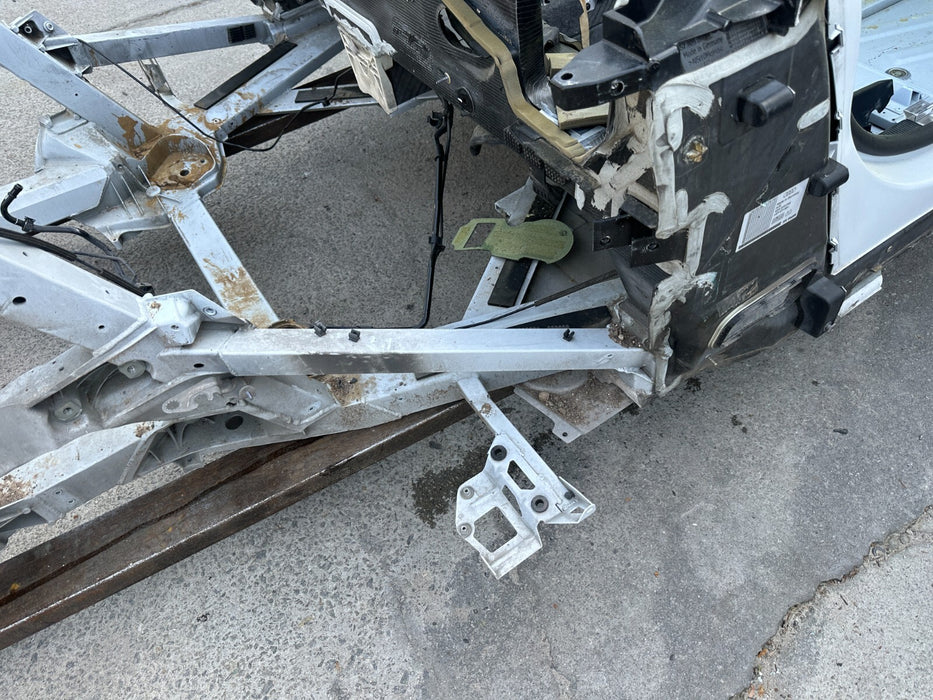 2017 2018 AUDI R8 V10 PLUS SPYDER SHELL CHASSIS TUB FRAME ASSEMBLY OEM 20K MILES