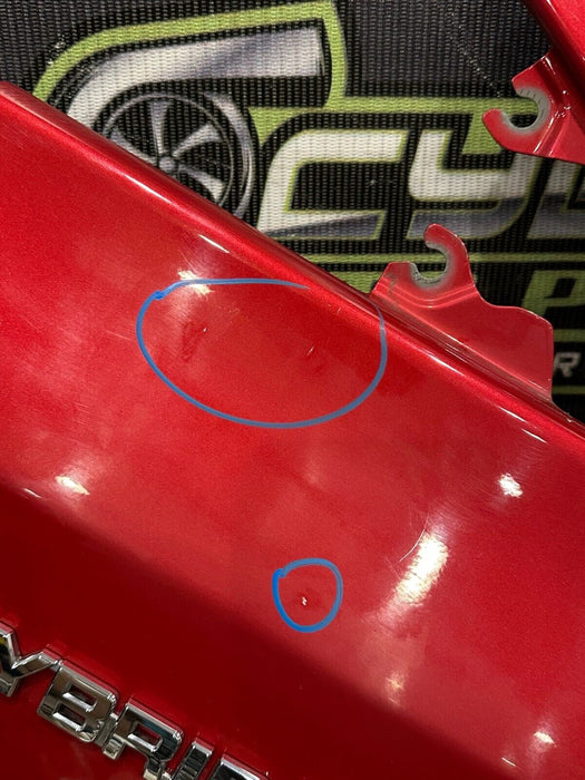 2014 TOYOTA PRUIS V FRONT PASSENGER RIGHT FENDER OEM *RESIDUE/PAINT CHIPS* (READ