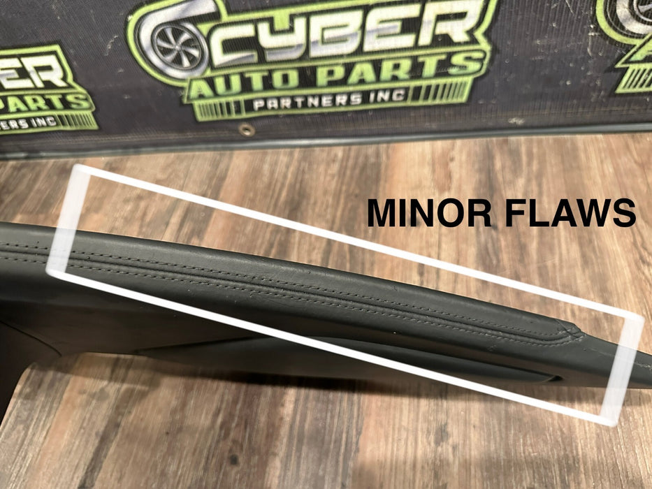 2021 AUDI R8 LEFT CENTER CONSOLE LEATHER COVER FRAME OEM 4S1 858 970 E *FLAWS #6