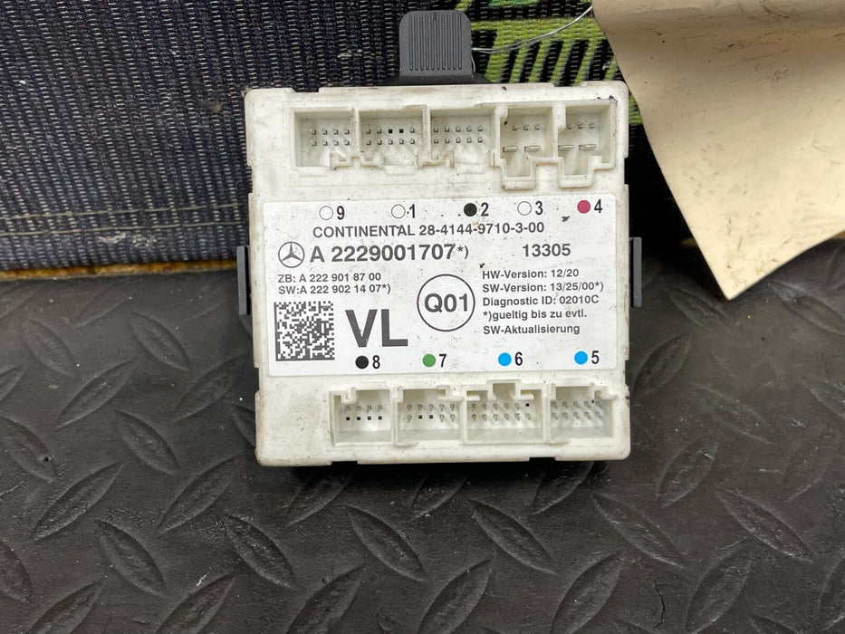 2014 MERCEDES-BENZ S550 FRONT LEFT DRIVER DOOR CONTROL MODULE ECU 2229001707 OEM