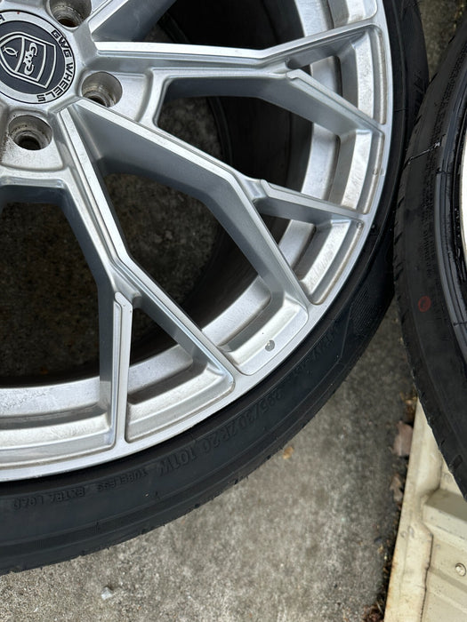 5x108 GWG Wheels 20x10.5 REARS 20x9 FRONTS FORD JAGUAR NEW NITTO TIRES