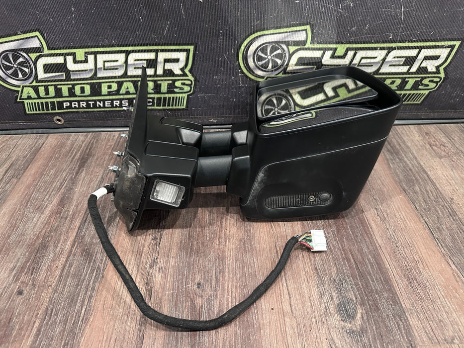 2017 NISSAN TITAN XD RESERVE RIGHT CHROME MIRROR W CAMERA OEM 96301 EZ92A