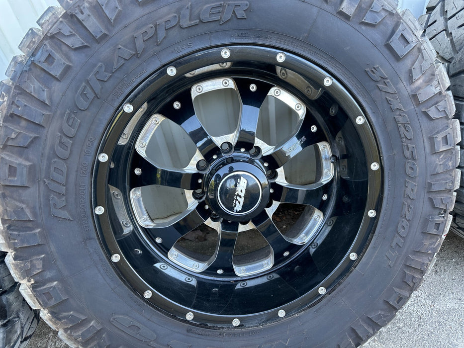 FORD F250 F350 8X170 SOTA OFFROAD 20" WHEELS 37X12.50R20 NITTO RIDGE GRAPPLERS