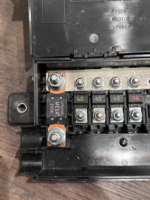 2015 JAGUAR F TYPE R POWER SUPPLY MODULE TRUNK POSITIVE BATTERY EX53 14300 AD