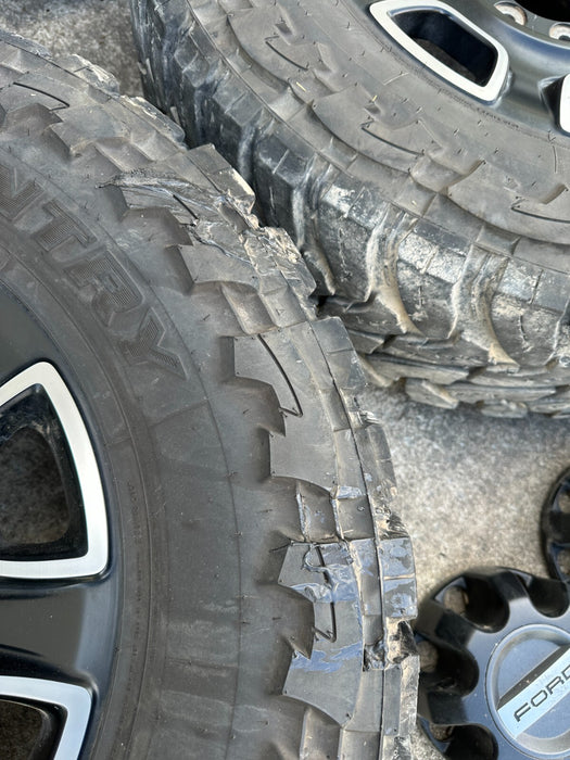 2024 FORD F250 F350 PLATINUM FACTORY WHEELS RIMS SET 20X8 20" PC3C 1007 HA OEM