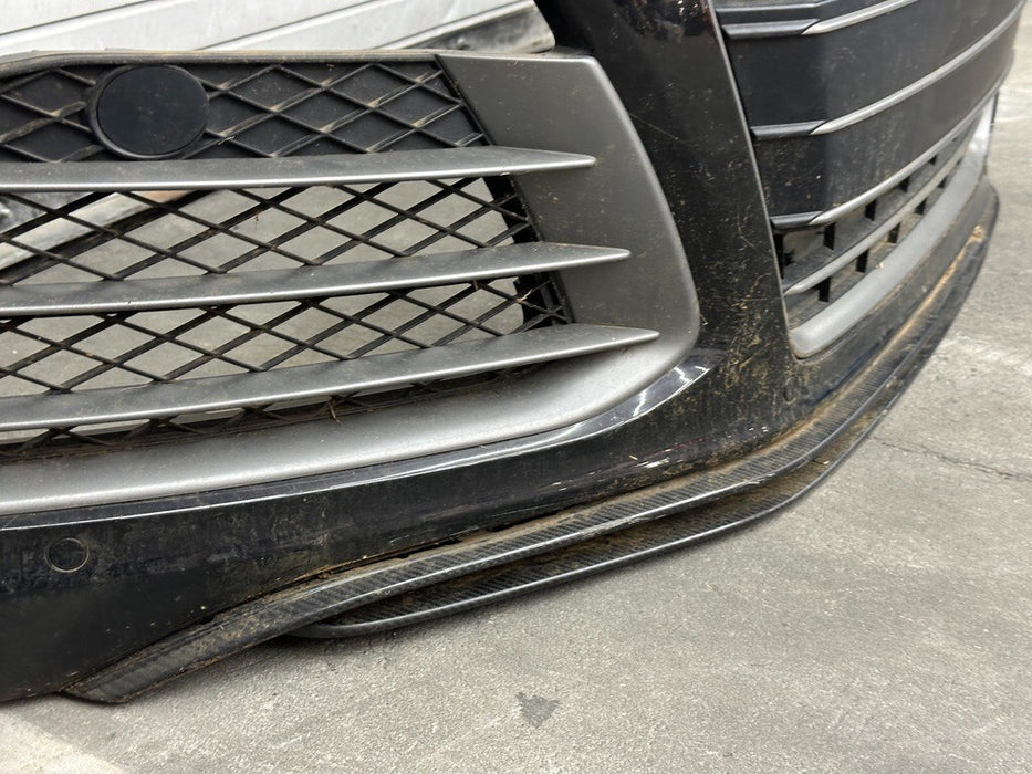 2014 2015 AUDI R8 PLUS FRONT BUMPER COMPLETE ASSEMBLY OEM GENUINE BLACK