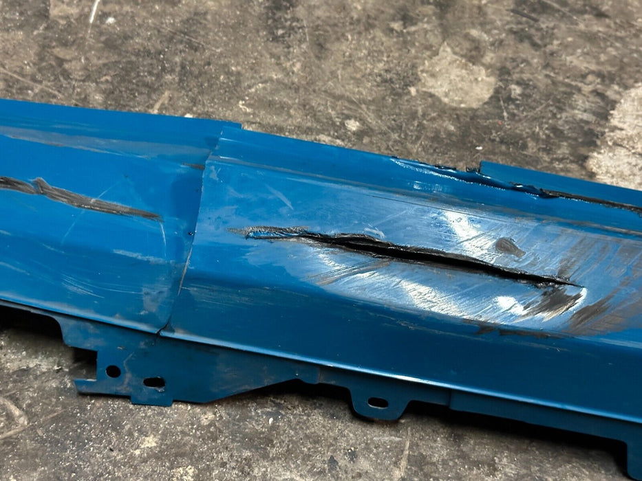 2015-2020 BMW M4 F82 RIGHT PASSENGER SIDE SKIRT LAGUNA SECA BLUE (448) ~DAMAGE~