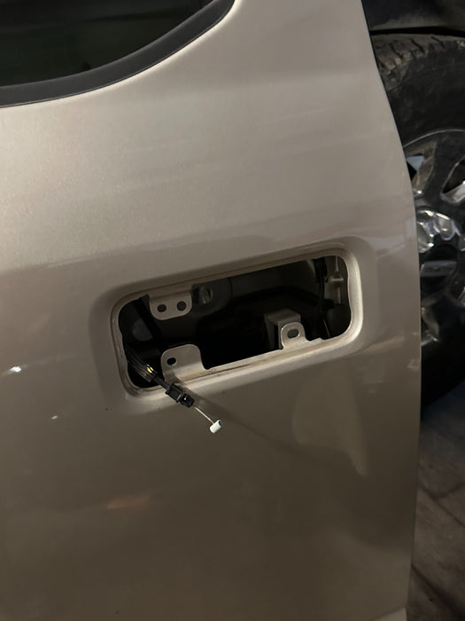 2017-2019 FORD F250 F350 F450 LARIAT WHITE GOLD (GN) REAR DRIVER LEFT DOOR OEM