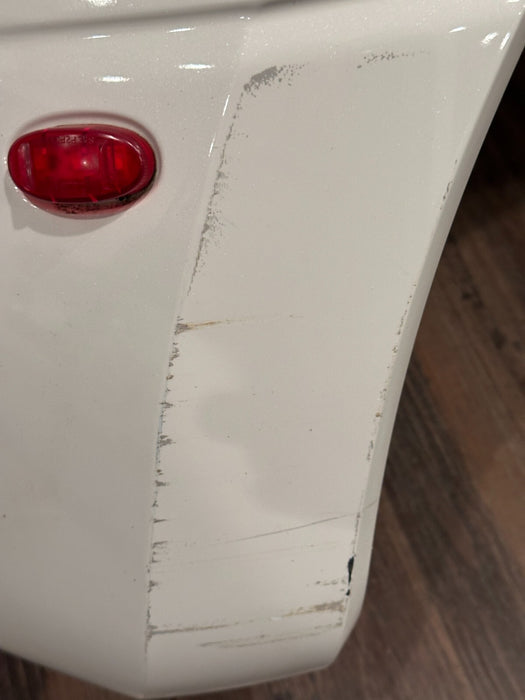 2017 2019 FORD F350 F450 RIGHT DUALLY BED SIDE FENDER FLARE PEARL WHITE *UG* OEM