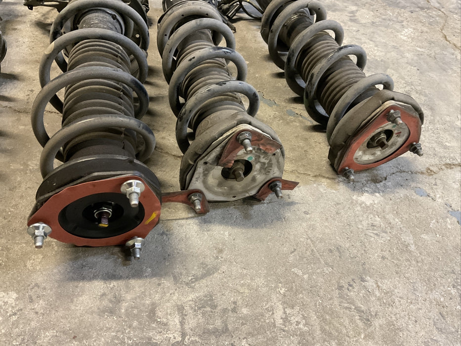 2017 INFINITI Q50 RED SPORT FRONT REAR RIGHT LEFT STRUT SHOCK ABSORBER OEM