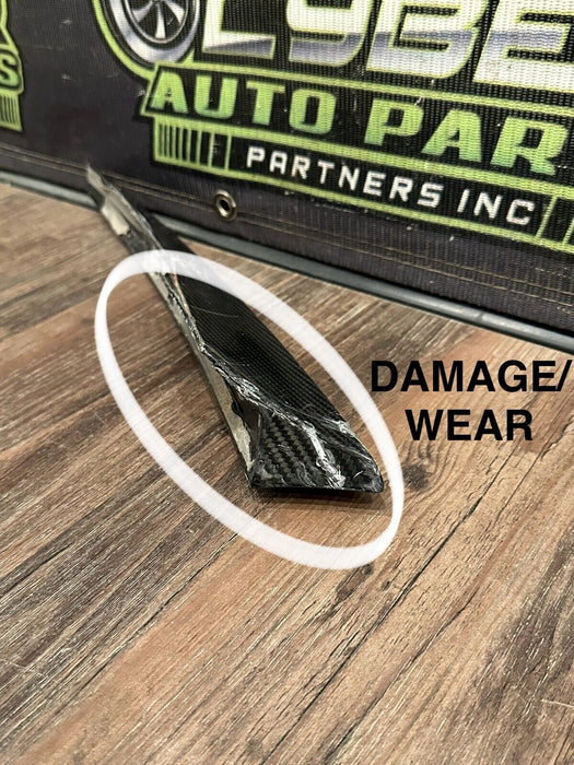 2017 2018 AUDI R8 PLUS PASSENGER RIGHT CARBON FIBER SPOILER TRIM OEM *READ DESC*