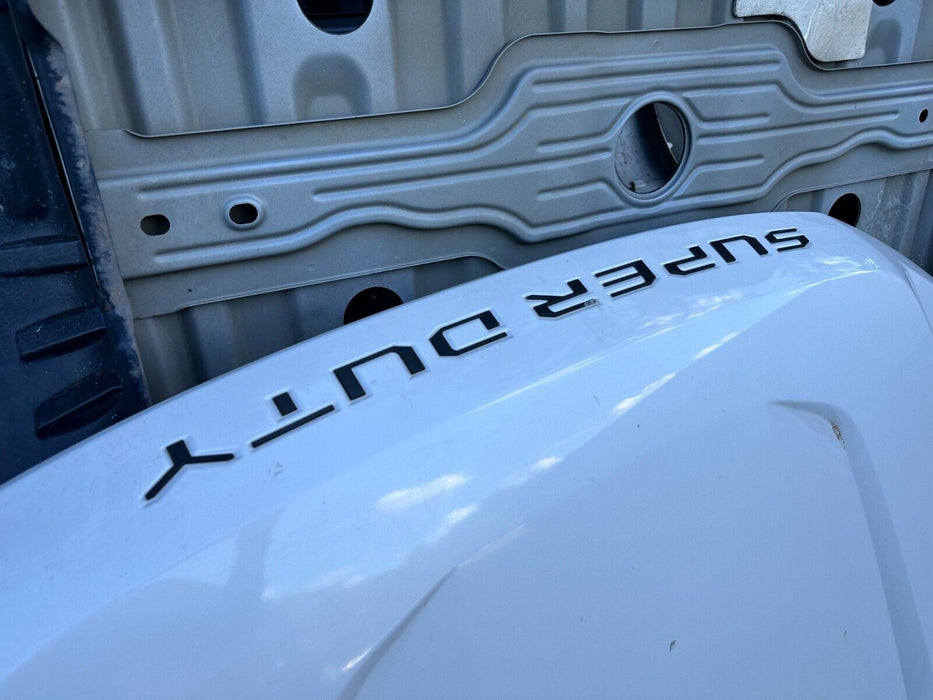 2017-2022 FORD F250 F350 F450 HOOD PANEL METALLIC WHITE (UG) DAMAGE* PICKUP ONLY