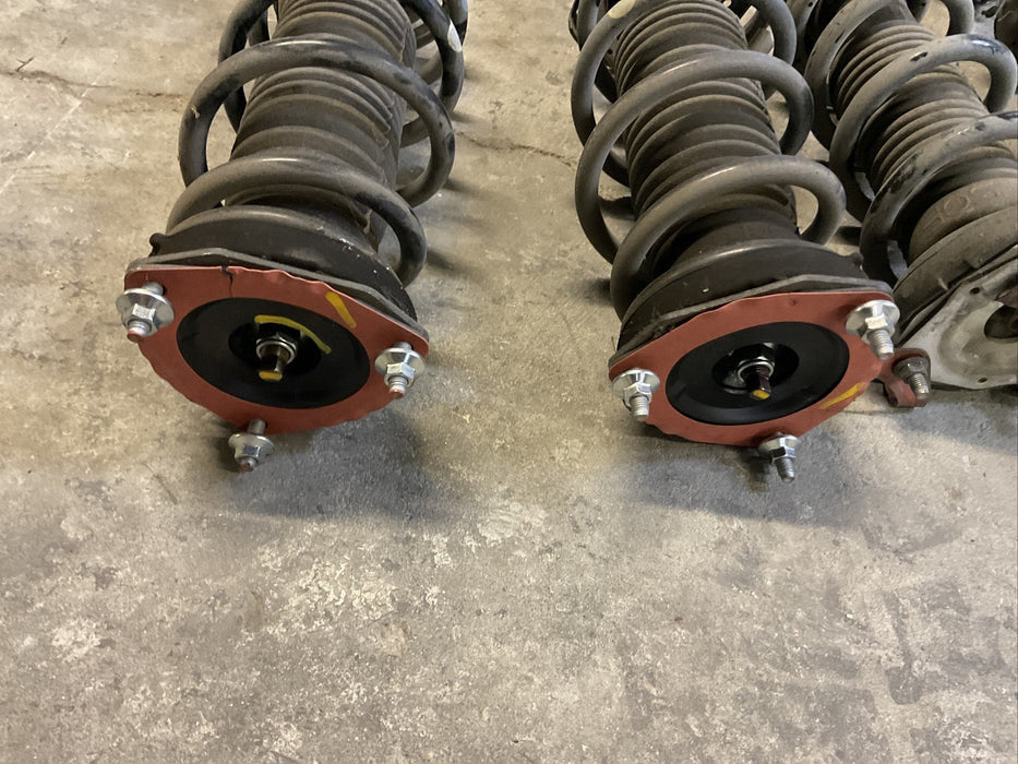 2017 INFINITI Q50 RED SPORT FRONT REAR RIGHT LEFT STRUT SHOCK ABSORBER OEM