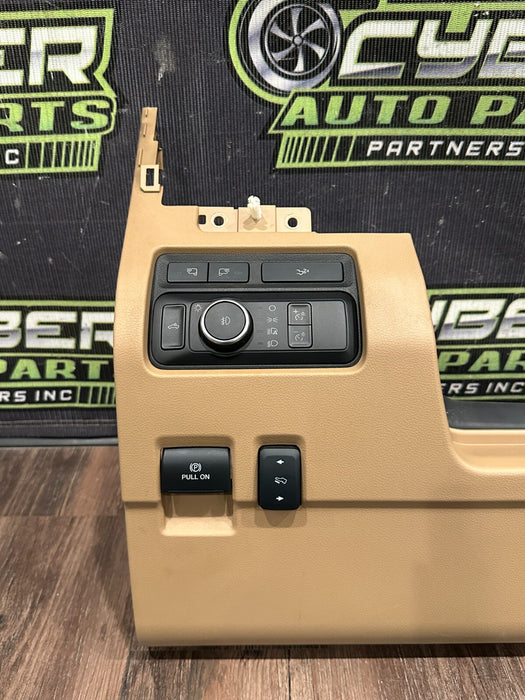 2023-2024 FORD F350 BAJA TAN LEFT KNEE PANEL / STEERING COLUMN COVER OEM