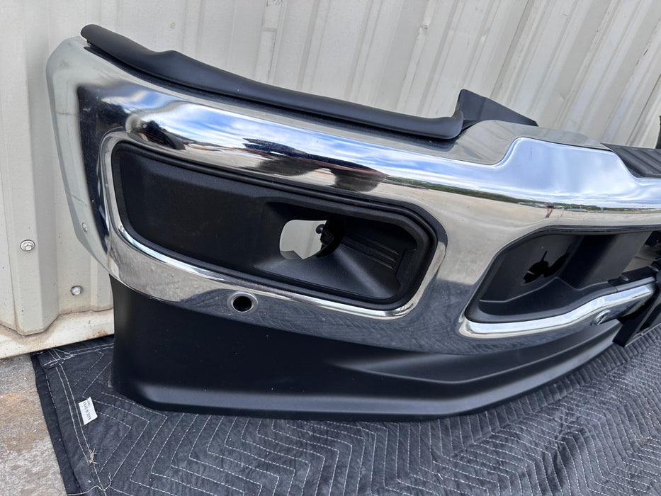 2023 2024 2025 FORD F250 F350 FRONT BUMPER ASSEMBLY CHROME OEM