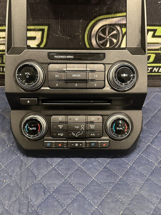 2017-2019 FORD F250 F350 CENTER DASH HVAC CLIMATE CONTROL BEZEL OEM
