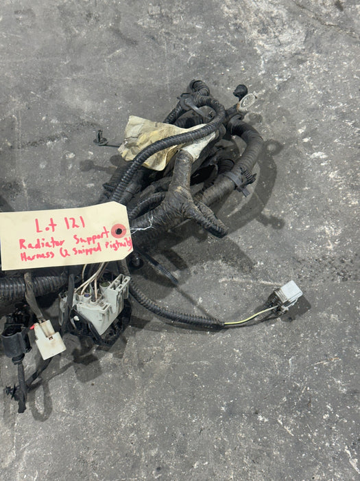 2015 DODGE RAM 2500 RADIATOR SUPPORT HEADLIGHT HARNESS OEM 2 SNIPPED PIGTAILS #6