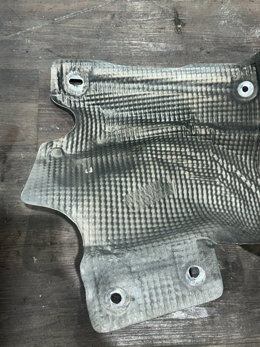 2014 PORSCHE 911 TURBO S 991 REAR RIGHT BUMPER HEAT SHIELD OEM 99150548001