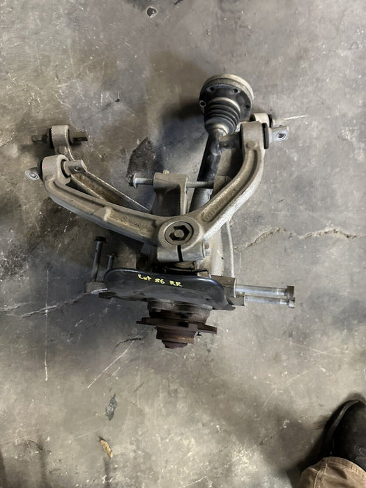 2017 AUDI R8 5.2L V10 REAR RIGHT KNUCKLE CONTROL ARM W/ AXLE ASSEMBLY 2018 OEM