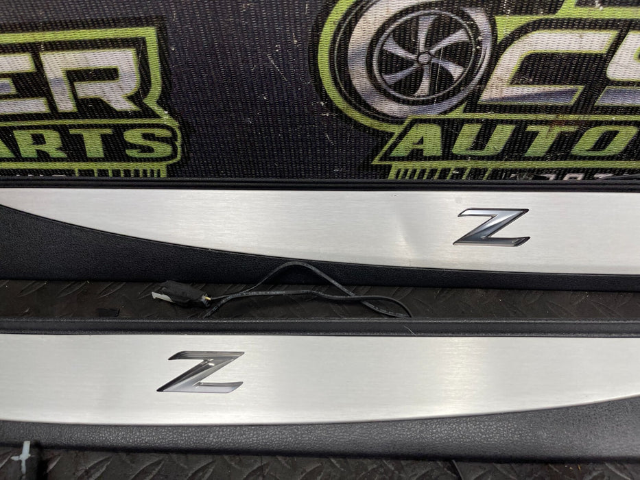 2016 NISSAN 370Z ILLUMINATED KICK PLATE SET LEFT RIGHT 2009-2020