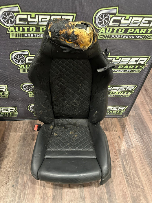 2017 2021 AUDI R8 PLUS DIAMOND STITCHED LEFT DRIVER SEAT ~DAMAGE~ OEM