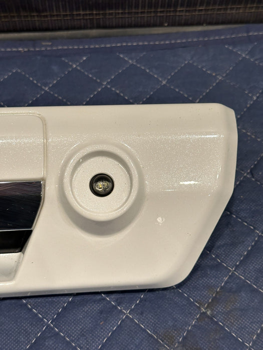 2023-2024 FORD F250 F350 TAILGATE HANDLE OPENER W CAMERAS STAR WHITE (AZ) OEM
