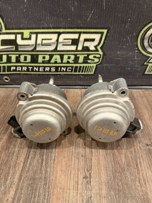 2014 PORSCHE 911 TURBO S 991 HYDRO ACTIVE LEFT RIGHT ENGINE MOUNTS OEM 991375059