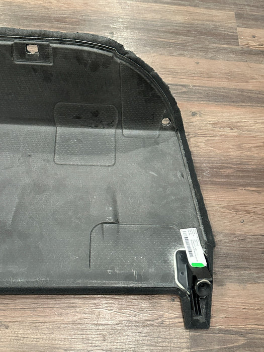 2014 AUDI R8 REAR PACKAGE TRAY BACK WALL CARPET COVER TRIM PANEL 420 863 411 L