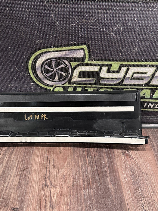 2017-2019 FORD F250 F350 F450 FRONT RIGHT GLOSS BLACK B PILLAR DOOR TRIM OEM