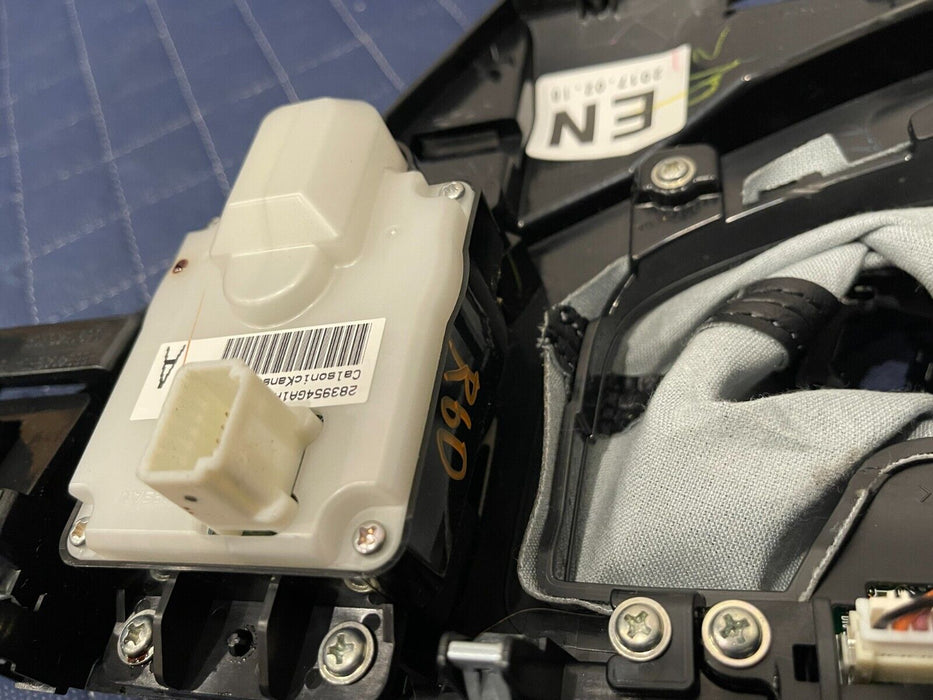 2017 INFINITI Q50 RED SPORT CENTER CONSOLE SHIFTER BEZEL TRIM OEM