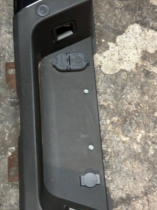 2017 FORD F250 AGATE BLACK REAR BUMPER W/ SENSOR HARNESS OEM ~COSMETIC FLAW~