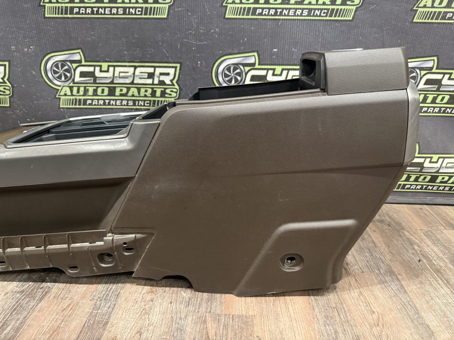 2017-2019 FORD F350 LIMITED CENTER CONSOLE ASSEMBLY OEM ~MINOR WEARS~