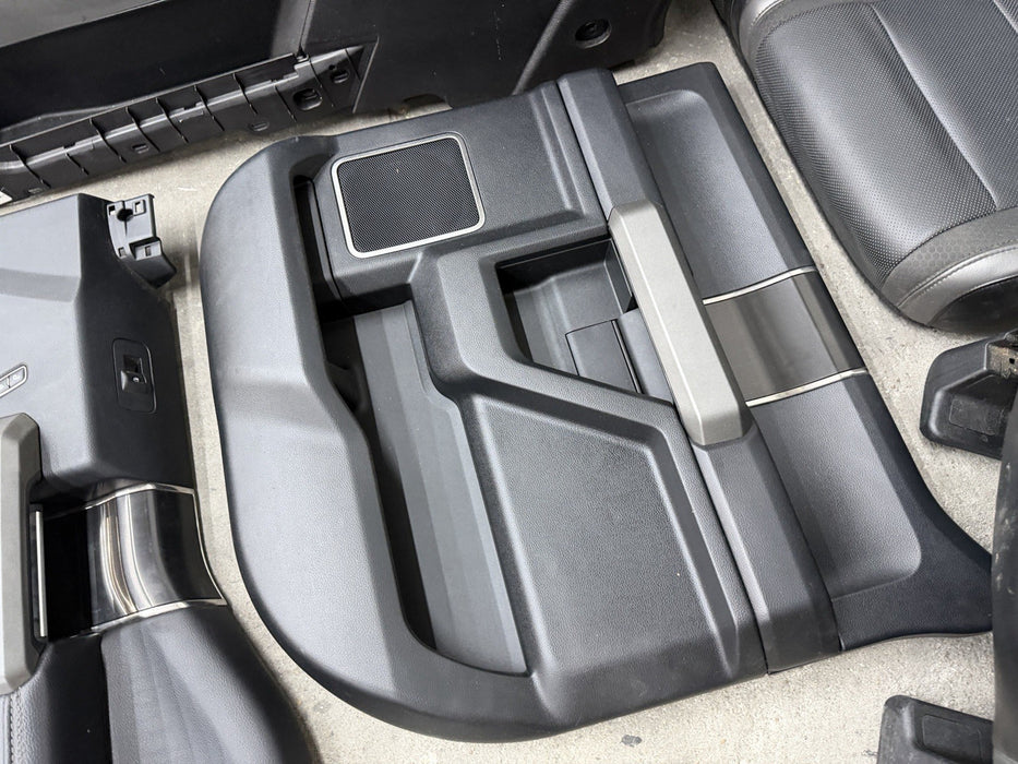 2019 FORD F150 RAPTOR INTERIOR SEATS CENTER CONSOLE DOOR PANELS OEM 2017-2020