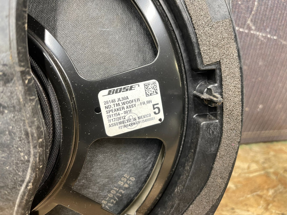 2013 INFINITI G37 CONVERTIBLE BOSE RH RIGHT DOOR SPEAKER OEM 2009-2015 Q60