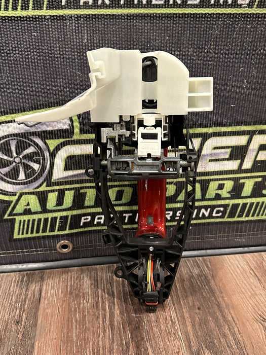 2020 BMW M8 COMP F93 FRONT DRIVER LEFT DOOR HANDLE MOTEGI RED - C3K OEM *READ*