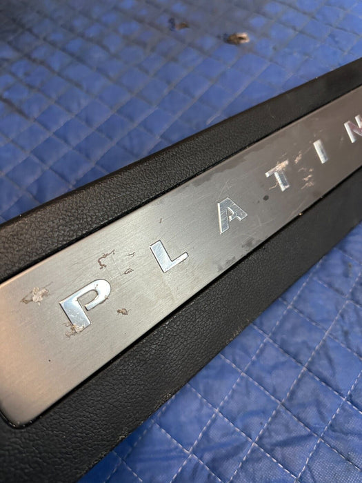 2017-2019 FORD F250 F350 PLATINUM FRONT RIGHT KICKPLATE TRIM OEM ~READ~