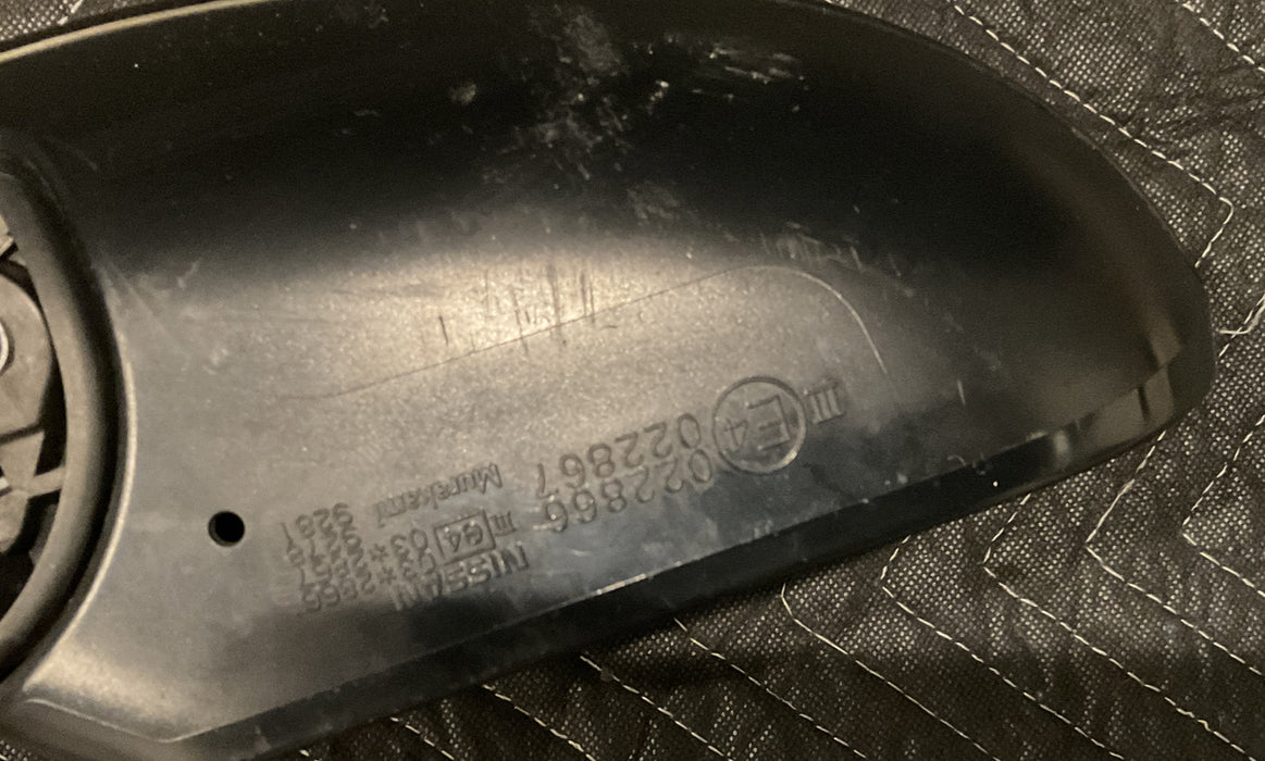 2015 NISSAN 370Z NISMO LEFT DRIVER SIDE DOOR MIRROR OEM 2009-2020~DAMAGE~