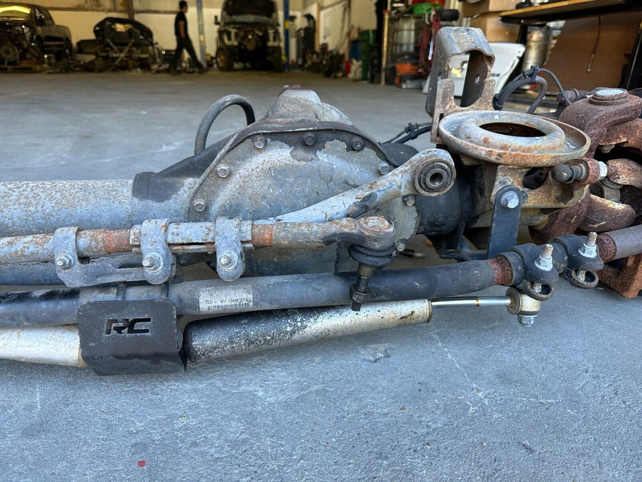 2012 RAM 3500 DUALLY DRW FRONT AXLE ASSEMBLY 4X4 32K MILES 4.10 RATIO 2010 2011