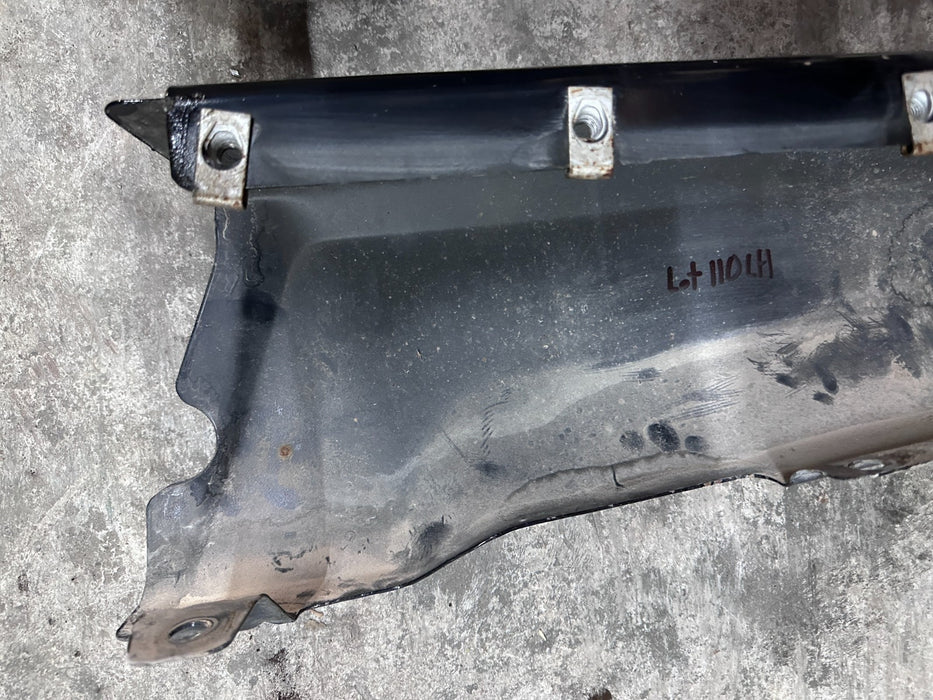 2020-22 FORD F250 F350 REAR LEFT BUMPER CORNER AGATE BLACK (UM) OEM *FLAWS 3-9*