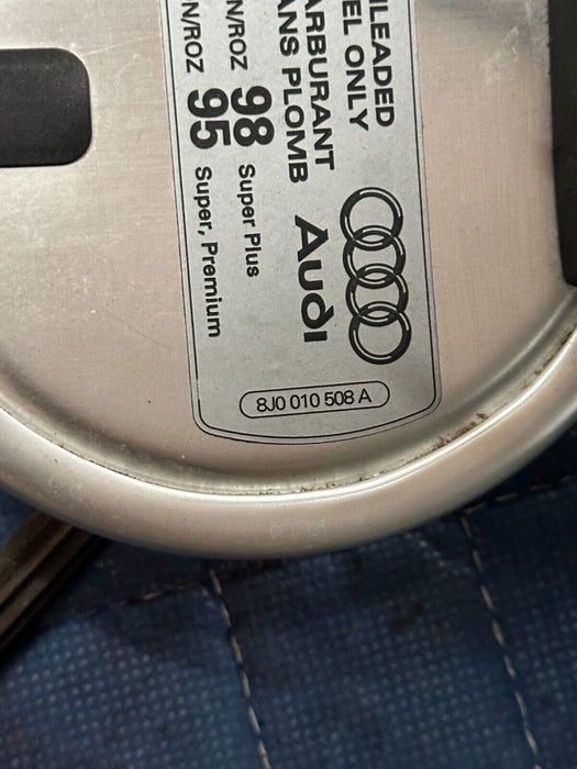 2014 AUDI R8 FUEL CAP DOOR LID ASSEMBLY OEM 420 809 900 *READ DESC/SCUFFS*