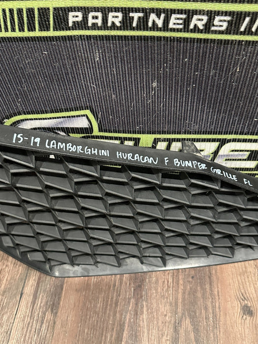 2015 LAMBORGHINI HURACAN LP610 FRONT LEFT BUMPER GRILLE OEM 4T0-807-681 *TAB*